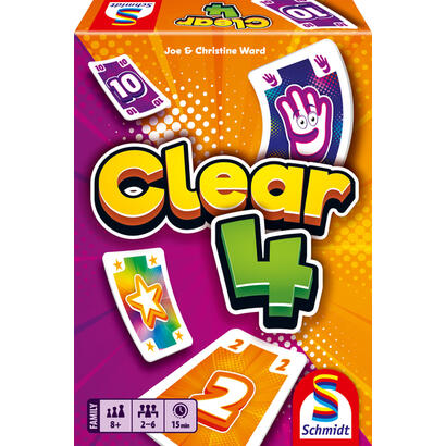 schmidt-spiele-clear-4-juego-de-cartas-49473