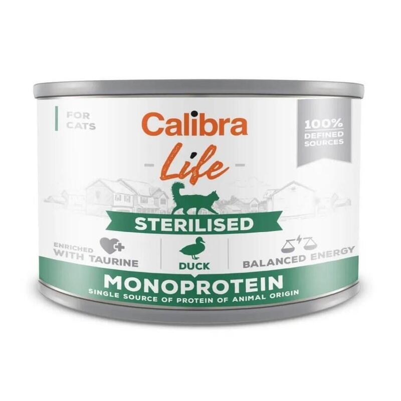 calibra-cat-life-sterilised-duck-200g