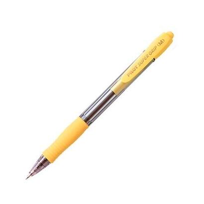 pilot-boligrafo-supergrip-m-azul-cuerpo-amarillo