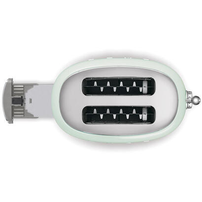 tostadora-smeg-tsf01pgeu-2-rebanadas-verde-acero-botones-nivel-giratorio-950-w-220-240-v tostadora-smeg-tsf01pgeu-2-rebanadas-verde-acero-botones-nivel-giratorio-950-w-220-240-v