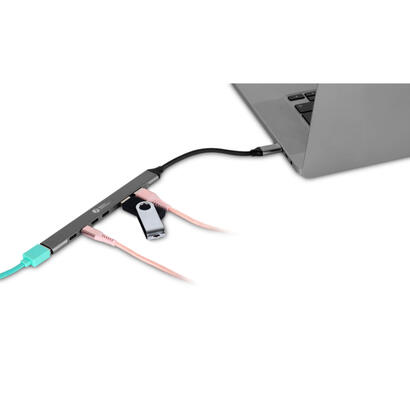 hub-bakkerelkhuizen-bnechub3a4c-de-interfaz-usb-tipo-c-5000-mbits-negro-gris hub-bakkerelkhuizen-bnechub3a4c-de-interfaz-usb-tipo-c-5000-mbits-negro-gris