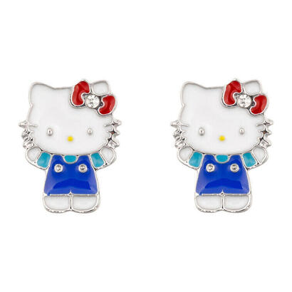 pendientes-hello-kitty-plata