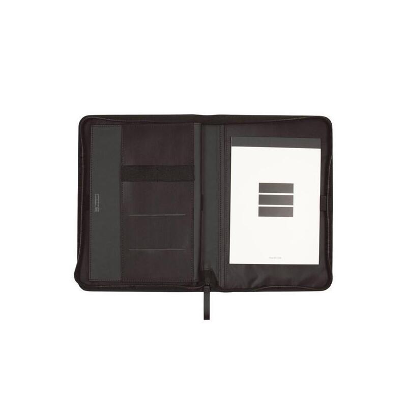 finocam-portadocumentos-cremallera-a5-nopal-negro