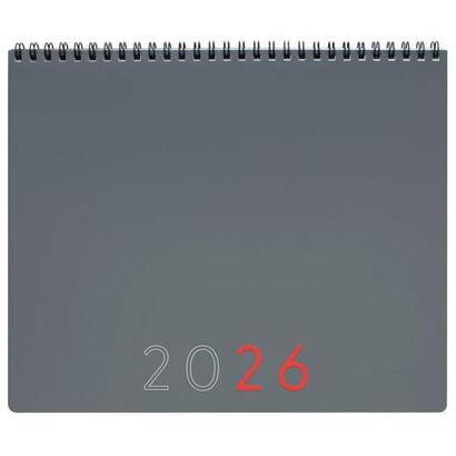 finocam-planificador-agenda-notas-250x200mm-mes-vista-gris-2026-internacional