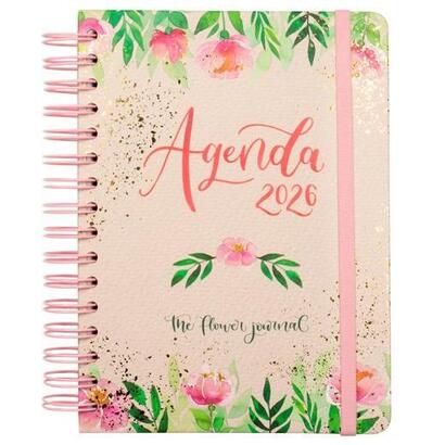 finocam-agenda-espiral-the-flower-journal-e10-155x212mm-1dp-tapa-dura-rosa-2026