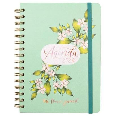 finocam-agenda-espiral-the-flower-journal-e10-155x212mm-svh-tapa-dura-verde-2026