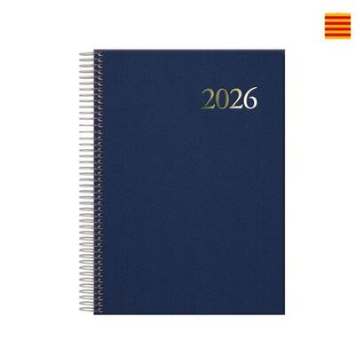 dohe-segovia-agenda-anual-espiral-en-catalan-dia-pagina-sabado-y-domingo-misma-pagina-tamaao-14x20cm-azul
