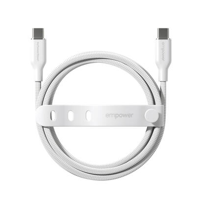 panzerglass-empower-by-racing-60w-usb-c-to-usb-c-cable-usb-20-12m-silver-white-cable-usb-blanco