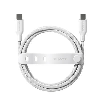 panzerglass-empower-by-racing-240w-usb-c-to-usb-c-cable-usb-20-2m-silver-white-cable-usb-blanco