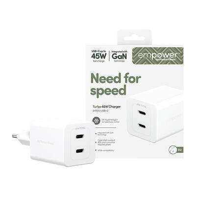 panzerglass-empower-turbo-45w-charger-inkl-2x-usb-c-eu-plug-silver-blanco