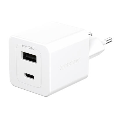 panzerglass-empower-by-turbo-35w-charger-incl-usb-c-usb-a-eu-plug-silver-white-smartphone-blanco-corriente-alterna-carga-rapida-