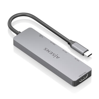 aisens-usb-c-dock-5-en-1-usb-c-a-1xhdmi-2xusb-a-1xusb-c-1xusb-c-pd-gris-15cm