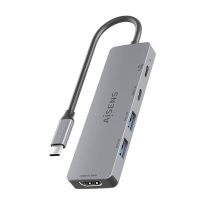 aisens-usb-c-dock-5-en-1-usb-c-a-1xhdmi-2xusb-a-1xusb-c-1xusb-c-pd-gris-15cm