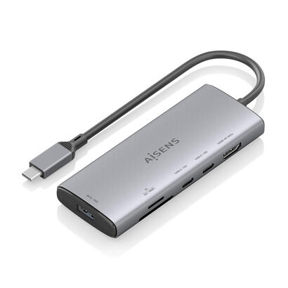 aisens-usb-c-dock-6-en-1-usb-c-a-1xhdmi-1xusb-a-10g-2xusb-c-10g-1xsd-1xmicro-sd-gris-20cm