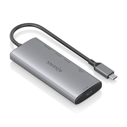 aisens-usb-c-dock-6-en-1-usb-c-a-1xhdmi-1xusb-a-10g-2xusb-c-10g-1xsd-1xmicro-sd-gris-20cm