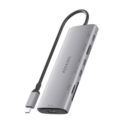 aisens-usb-c-dock-7-en-1-usb-c-a-1xhdmi-1xusb-a-10g-2xusb-c-10g-1xsd-1xmicro-sd-1xusb-c-pd-100w-gris-20cm