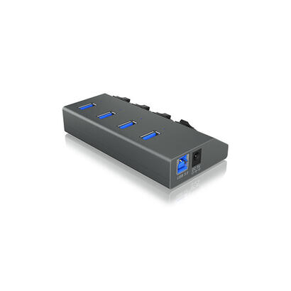 icy-box-usb30-hub-4-puertos-icy-box-ib-hub1405-hub-cargador icy-box-usb30-hub-4-puertos-icy-box-ib-hub1405-hub-cargador