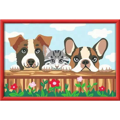 ravensburger-creart-perros-y-gatos-pintura-23855