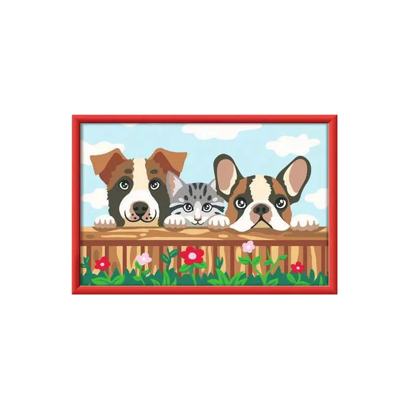 ravensburger-creart-perros-y-gatos-pintura-23855