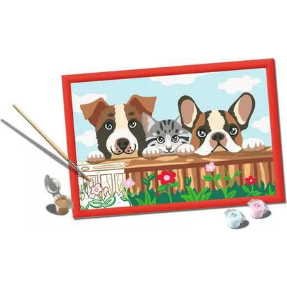 ravensburger-creart-perros-y-gatos-pintura-23855