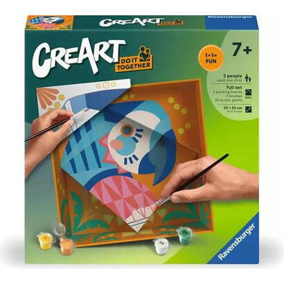 ravensburger-creart-do-it-together-loro-pintura-25864