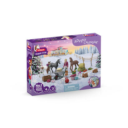 schleich-horse-club-calendario-de-adviento-2025-cria-de-potros-milagrosa-de-navidad-vehiculo-de-juguete-99178