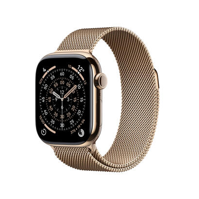 apple-watch-series-11-gps-cellular-42mm-titanio-dorado-correa-dorada-milanese-loop