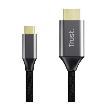 cable-conversor-hdmi-4k-trust-calyx-usb-tipo-c-macho-hdmi-macho-2m-gris
