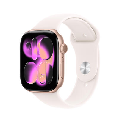 apple-watch-series-11-smartwatch-oro-rosa-aluminio-46-mm-correa-deportiva-rosa-palido-ml-mev74zra