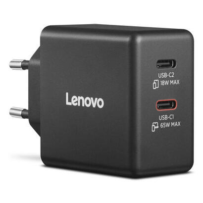 lenovo-dual-usb-c-65w-gan-charger-negro-eu lenovo-dual-usb-c-65w-gan-charger-negro-eu