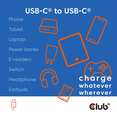 club3d-lifemyle-usb-c-magnetisches-cable-240w-2m-azul-m-m club3d-lifemyle-usb-c-magnetisches-cable-240w-2m-azul-m-m