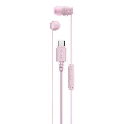 auriculares-sony-ier-ex15c-in-ear-con-cable-usb-c-rosa