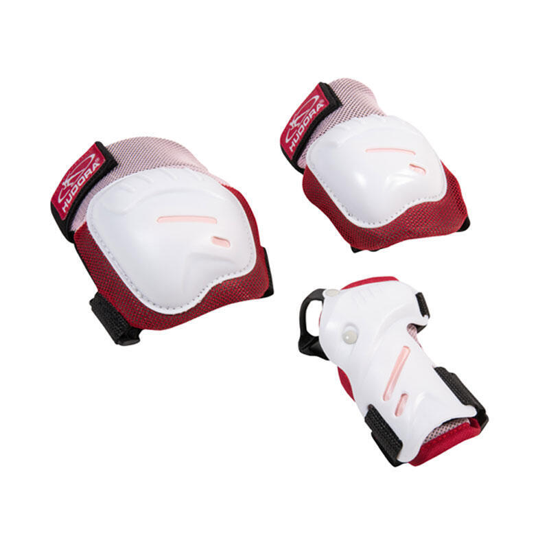 hudora-biomechanical-protector-set-comfort-rosablanco-talla-m-83052