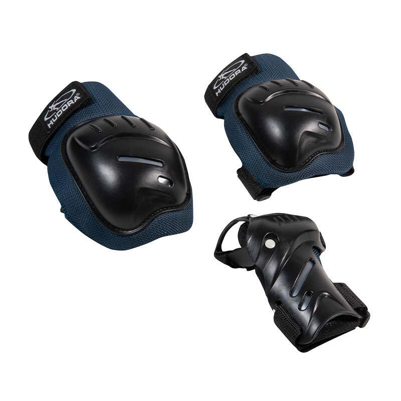 hudora-biomechanical-protector-set-comfort-azulnegro-talla-s-83053