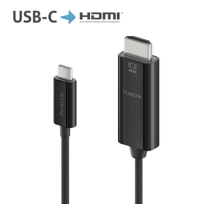 purelink-usb-c-auf-cable-hdmi-aktiv-4k-20m-negro