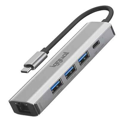 iggual-hub-tipo-c-5-puertos-3xusb-rj45-tipo-c