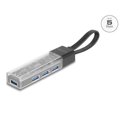 delock-4-port-usb-hub-5-gbps-con-usb-typ-a-oder-usb-tipo-c-anschluss