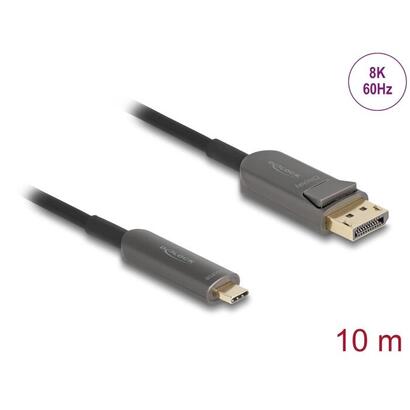 delock-aktives-optisches-cable-usb-tipo-c-a-displayport-8k-60-hz-40-gbps-10-m