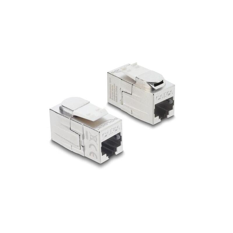 delock-keystone-modulokupplung-rj45-hembra-a-rj45-hembra-cat6a-geschirmt