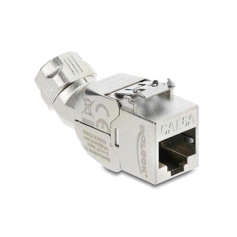 delock-keystone-modulorj45-hembra-a-lsa-cat6a-con-metall-latch