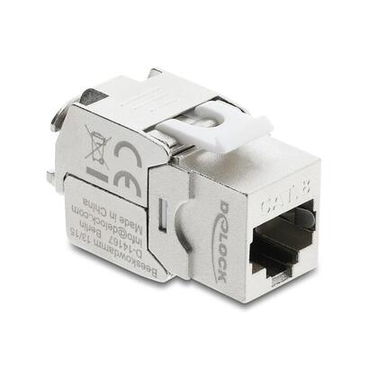 delock-keystone-modulorj45-hembra-a-lsa-cat81-geschirmt-werkzeugfrei