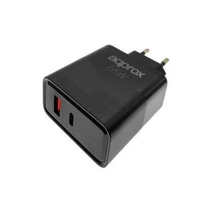 cargador-de-pared-approx-appusbwall65w-1xusb-c-pd-1xusb-a-65w-cable-usb-a-a-usb-c-incluido