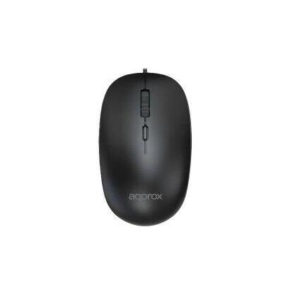 mouse-approx-appxm150-cable-135-1600-dpi-ajustables-4-botones-color-negro