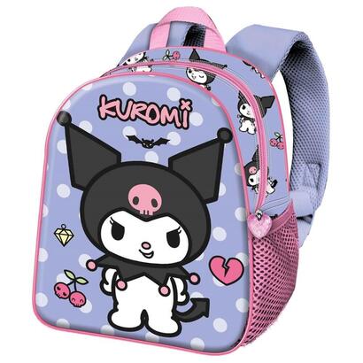 mochila-3d-rebel-kuromi-hello-kitty-and-friends-30cm