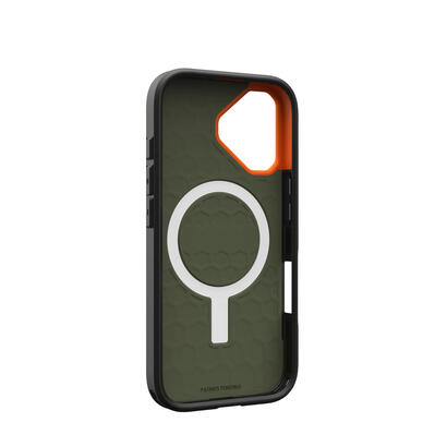 uag-funda-civilian-oliva-naranja-apple-iphone-17