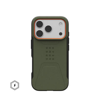 uag-funda-civilian-oliva-naranja-apple-iphone-17-pro