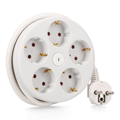 prolongador-redondo-con-5-tomas-2pt-schuko-con-interruptor-16-a-250-v-cable-h05vv-f-3g15mm-de-15-m-blanco