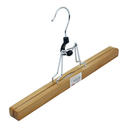pack-de-6-unidades-percha-madera-con-pinza-metalica-30-cm