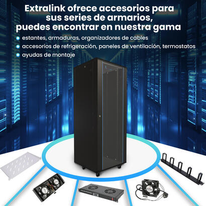 extralink-ex14442-armario-rack-42u-rack-o-bastidor-independiente-negro