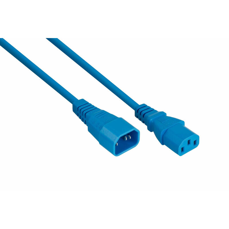 kabelmeister-sk1430-b020-cable-de-transmision-azul-2-m-iec-c14-c13-acoplador